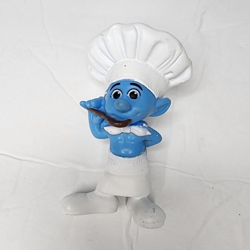 Smurfs Chef Happy Meal Toy McDonalds PVC Figure